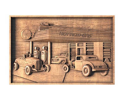 Panel hot rod, 3d models (stl)