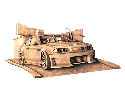 Panel BMW, 3d models (stl)