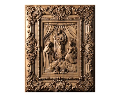 The Sistine Madonna, 3d models (stl)