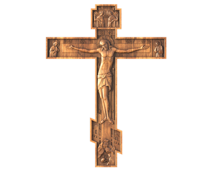 Crucifix, 3d models (stl)