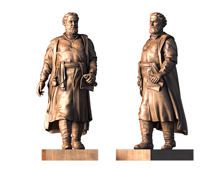 Monument to Afanasy Nikitin, 3d models (stl)