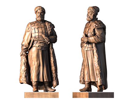 Monument to Erofey Khabarov, 3d models (stl)