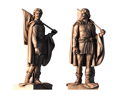 Statue of Ferdinand Magellan, 3d models (stl)
