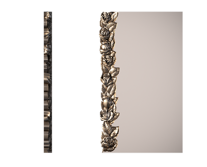 Monument with flowers, 3d models (stl)