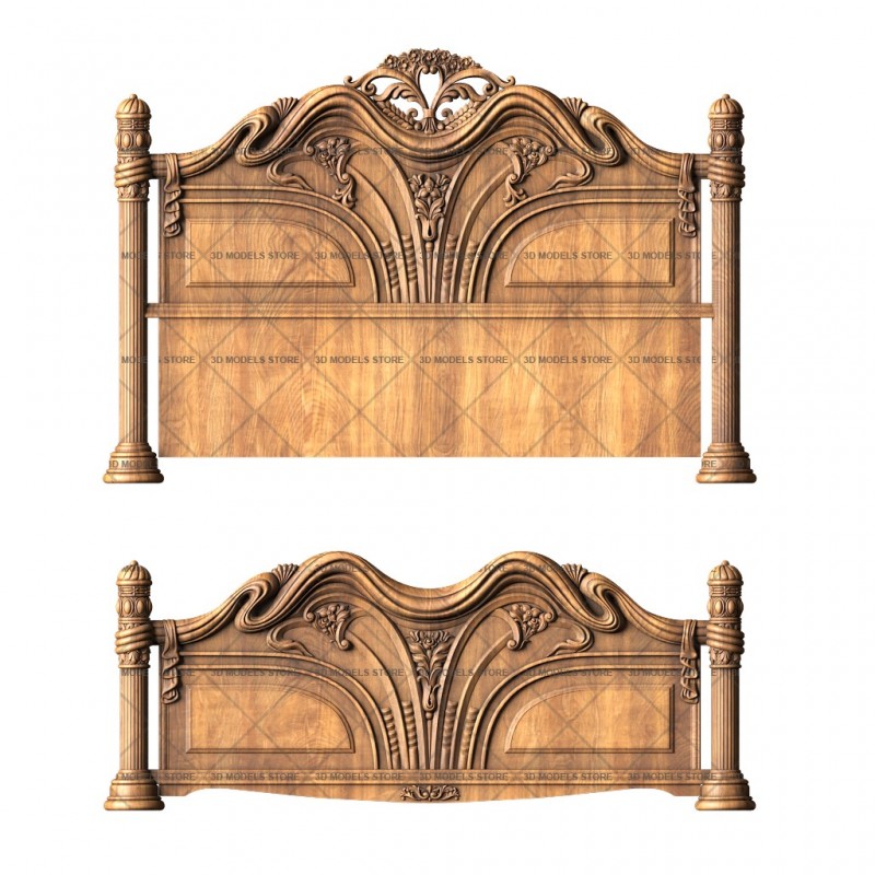 Headboard, 3d models (stl)