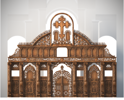 Baroque iconostasis, 3d models (stl)