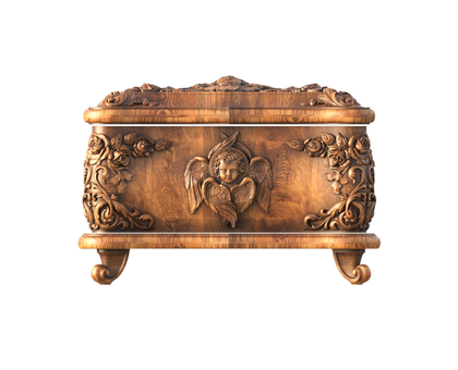 Decorative Jewellery Box, 3d models (stl)
