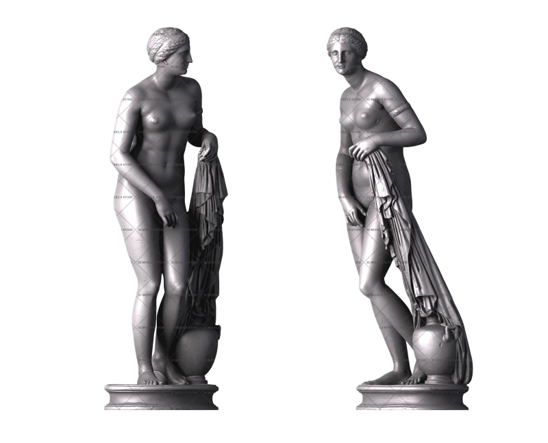 Aphrodite of Knidos, 3d models (stl)