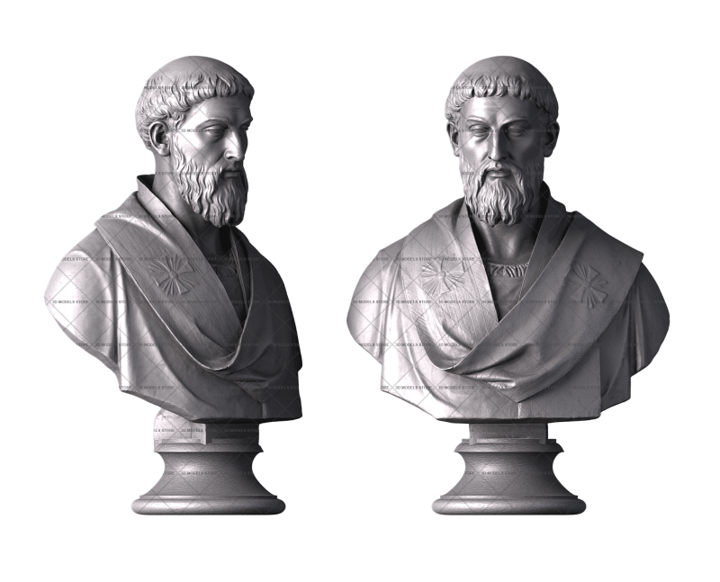 Sculpture of Apollinaris, 3d models (stl)