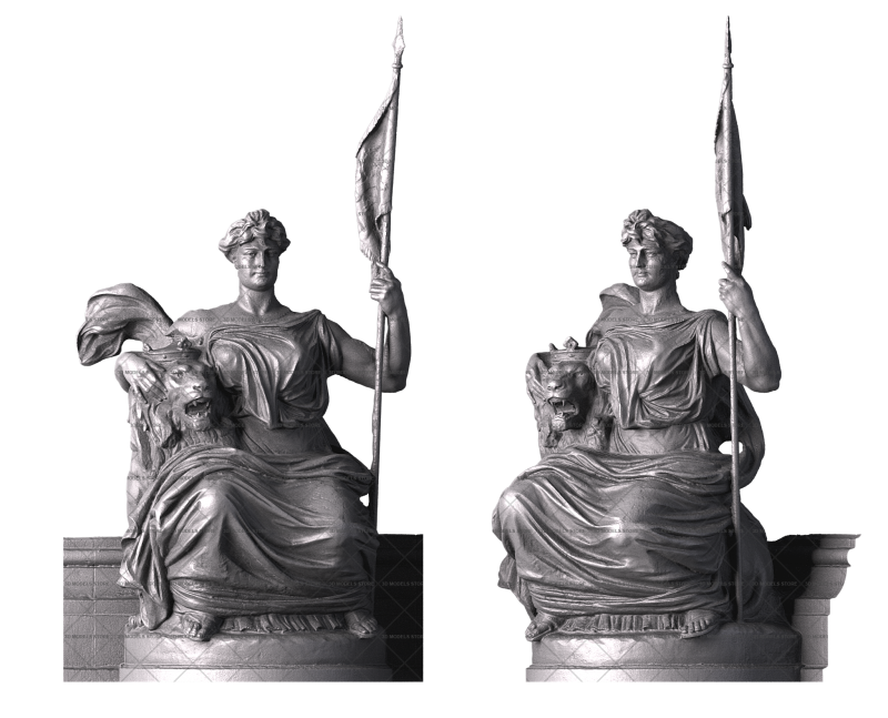 Cinquantenaire Arch in East Flanders, 3d models (stl)