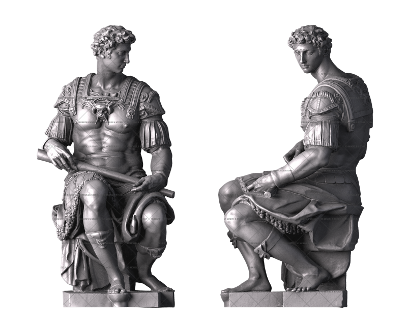 Giuliano de Medici (Lightweight Model), 3d models (stl)