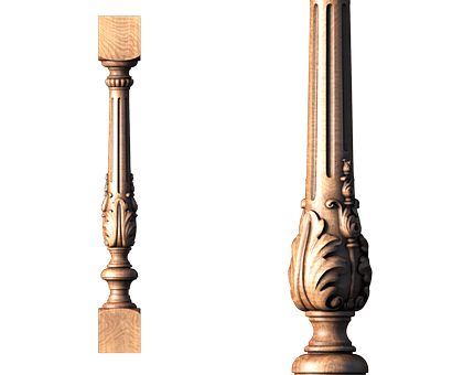 Baluster, 3d models (stl)