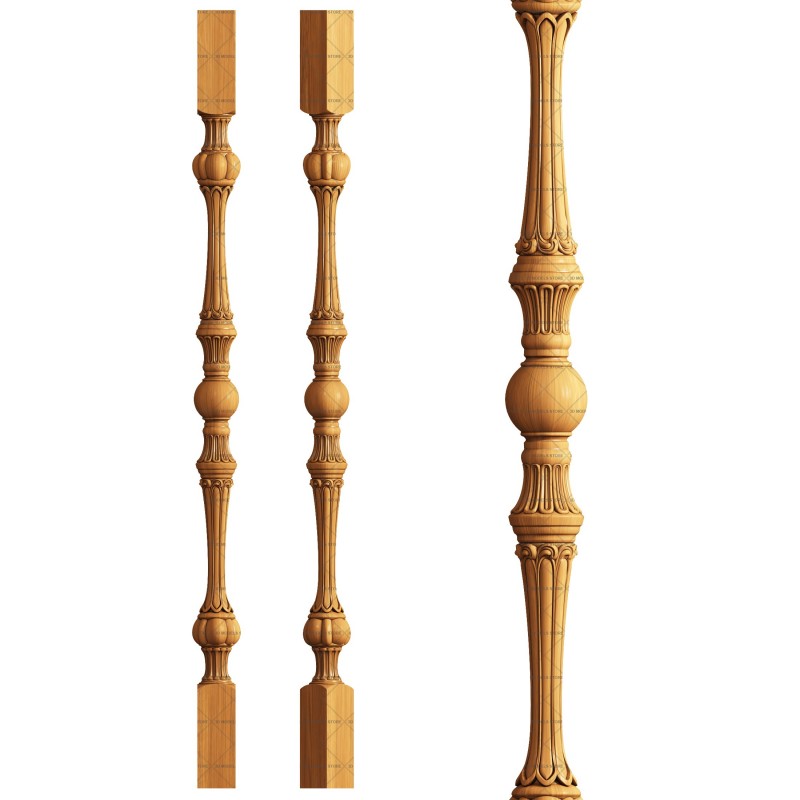 Baluster, 3d models (stl)