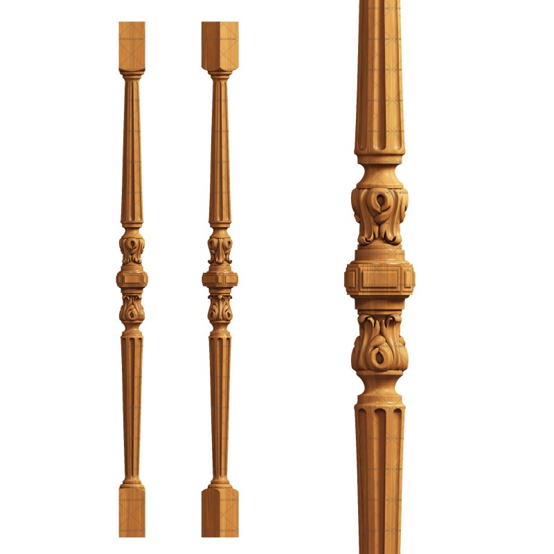 Baluster, 3d models (stl)