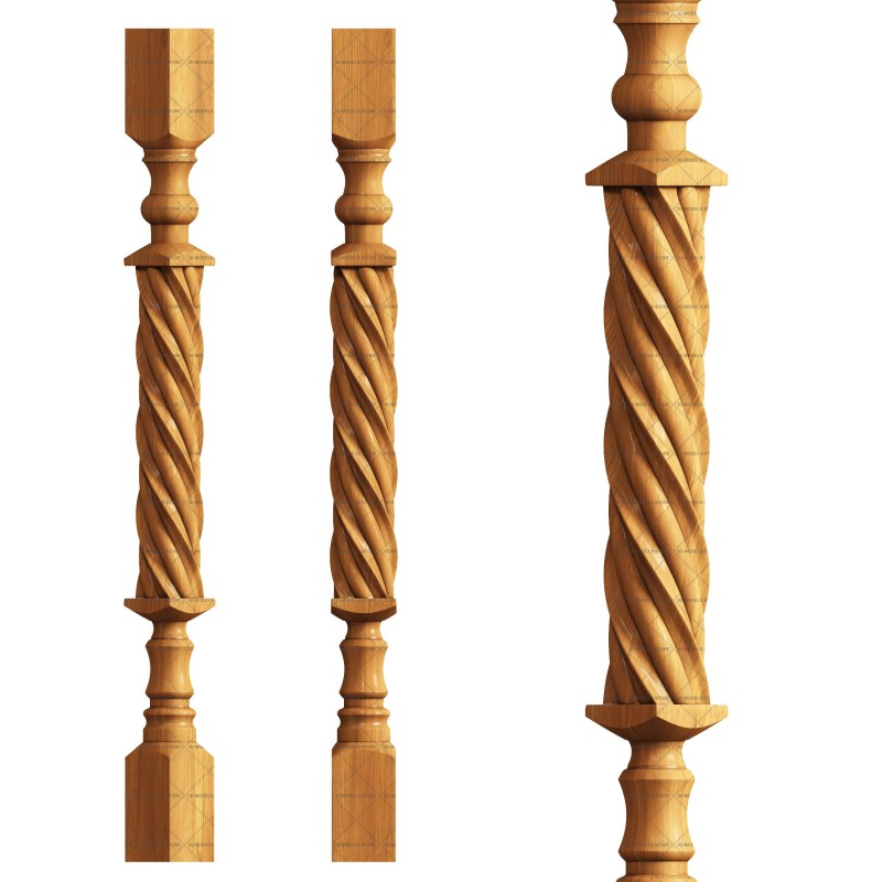 Baluster, 3d models (stl)