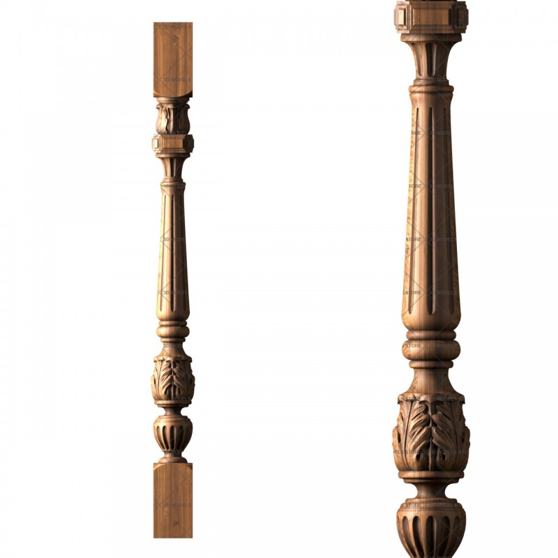 Baluster, 3d models (stl)