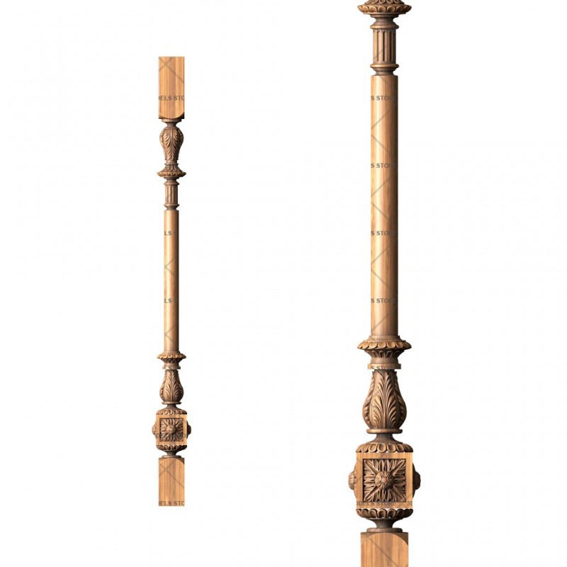 Baluster, 3d models (stl)