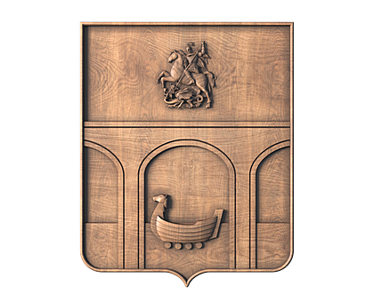 Coat of arms of the urban district of Mytishchi, 3d models (stl)