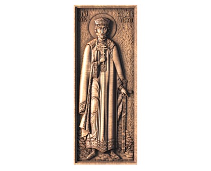 Icon of St. Equal-to-the-Apostles Prince Vladimir, 3d models (stl)