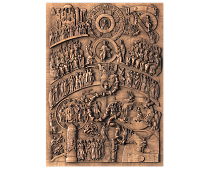 Icon of the Day of Judgment, 3d models (stl)