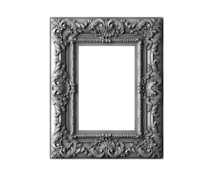 Frame rectangular, 3d models (stl)