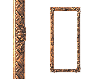 Rectangular frame, 3d models (stl)