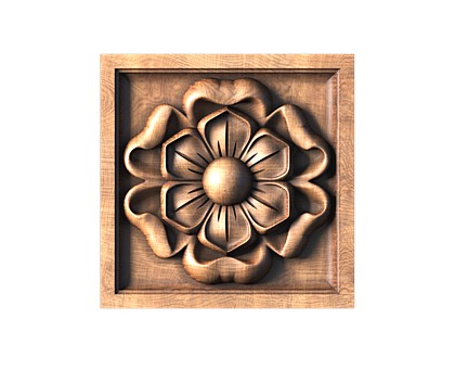 Rosette, 3d models (stl)